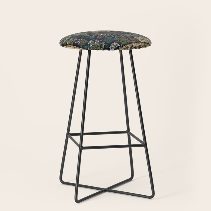 Tree of Life Blue by William Morris Stool Gallery Image 1