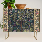 Tree of Life Blue by William Morris Credenza Gallery Image 1