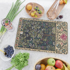 Tree of Life Blue by William Morris Cutting Board Gallery Image 2