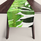 Watercolor Plants Table Runner Gallery Image 1