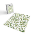Watercolor green botanical leaves hand painted pattern Jigsaw Puzzle Gallery Image 2