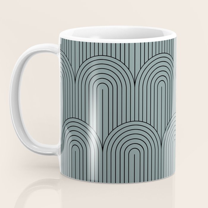 Art Deco Arch Pattern LIII Coffee Mug Gallery Image 3
