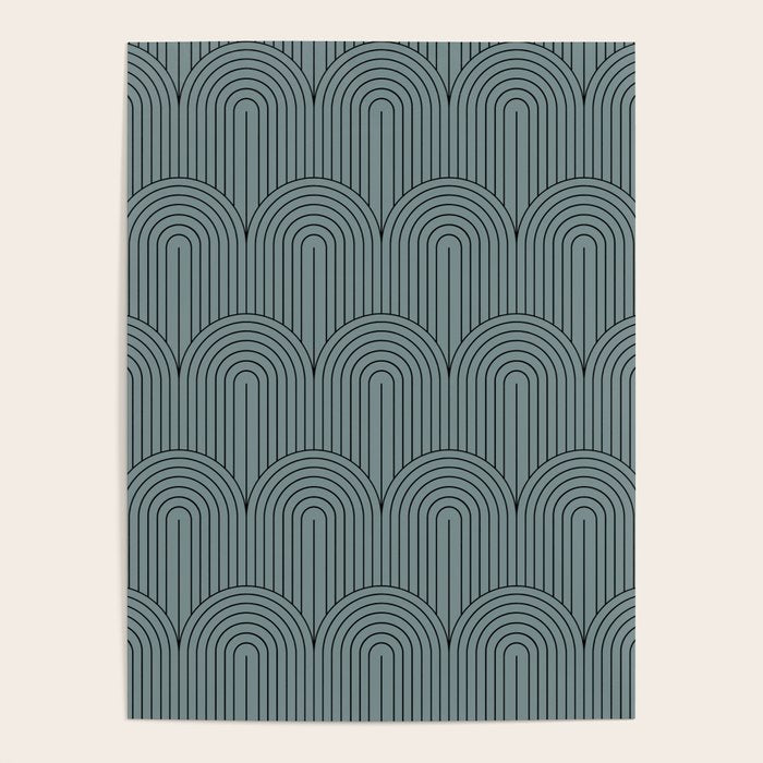 Art Deco Arch Pattern LIII Poster Gallery Image 4