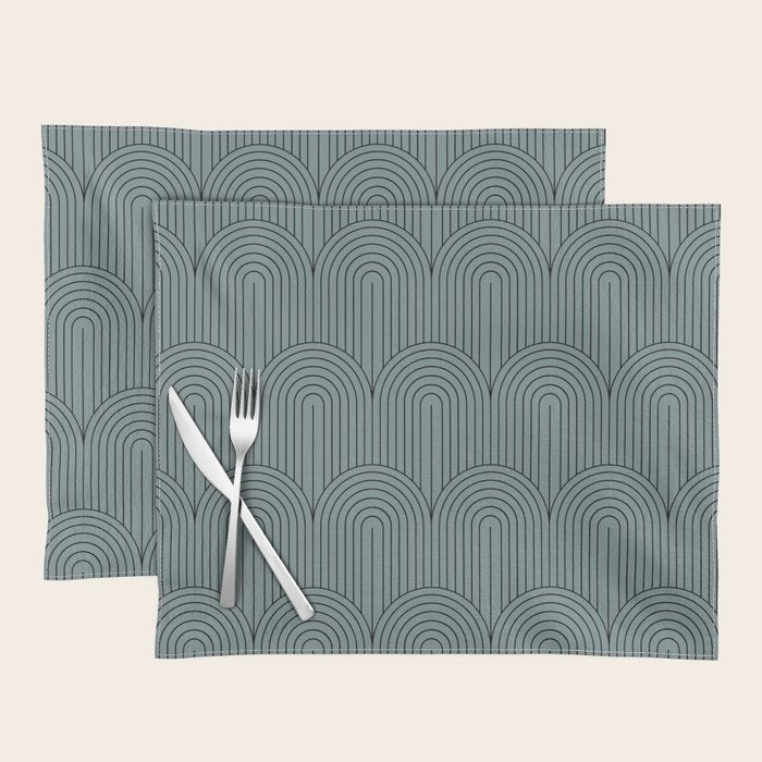 Art Deco Arch Pattern LIII Placemat Gallery Image 1