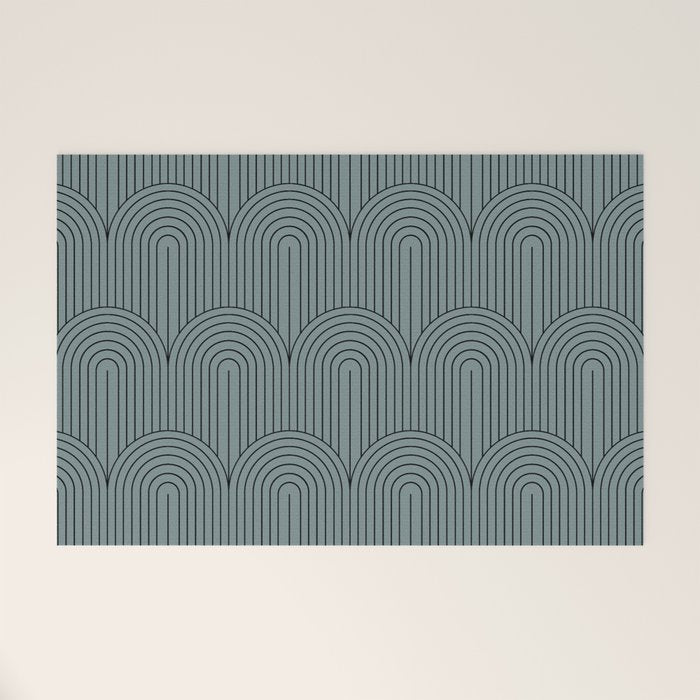 Art Deco Arch Pattern LIII Welcome Mat Gallery Image 1