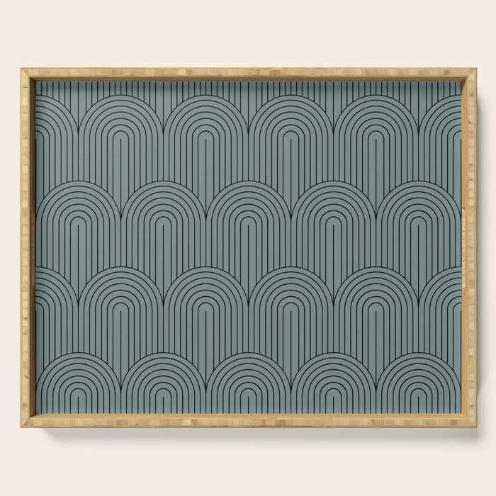 Art Deco Arch Pattern LIII Serving Tray Gallery Image 1