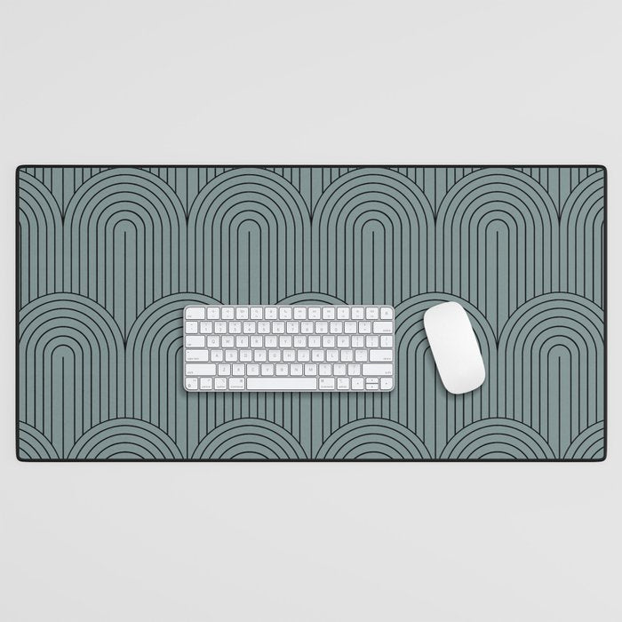 Art Deco Arch Pattern LIII Desk Mat Gallery Image 1