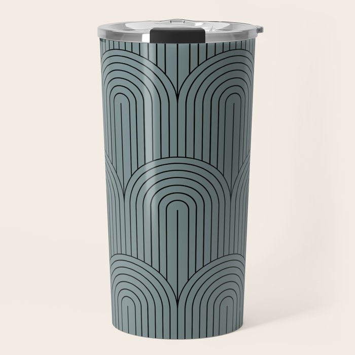 Art Deco Arch Pattern LIII Travel Mug Gallery Image 1