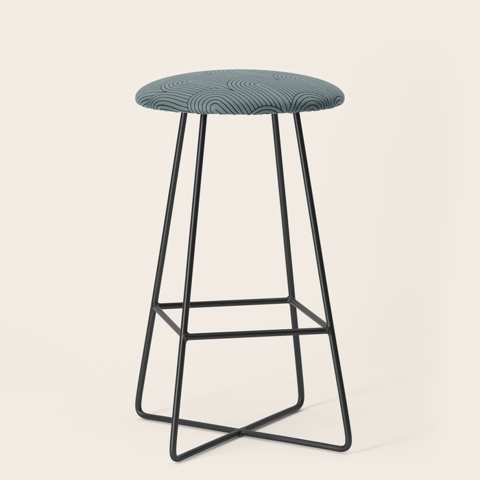 Art Deco Arch Pattern LIII Stool Gallery Image 1