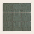 Art Deco Arch Pattern LIII Wood Wall Art Gallery Image 1