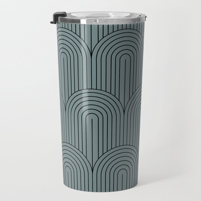 Art Deco Arch Pattern LIII Travel Mug Gallery Image 3