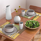Earth Tones Fall Colors Geometric Artwork Placemat Gallery Image 2