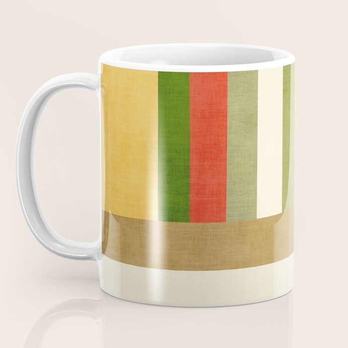 Earth Tones Fall Colors Geometric Artwork Coffee Mug Gallery Image 3