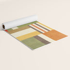 Earth Tones Fall Colors Geometric Artwork Yoga Mat Gallery Image 2