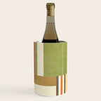 Earth Tones Fall Colors Geometric Artwork Wine Chiller Gallery Image 1