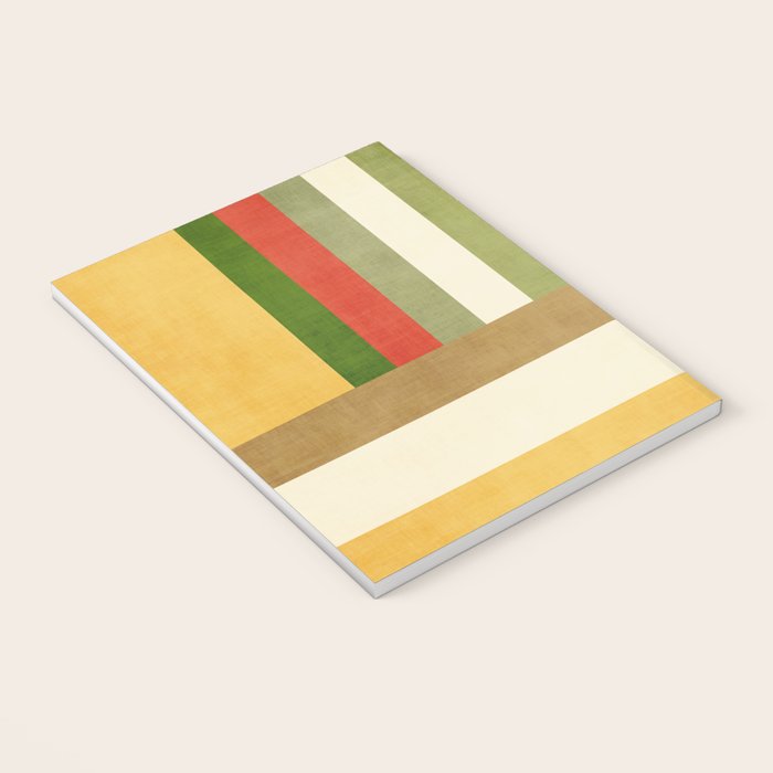 Earth Tones Fall Colors Geometric Artwork Notebook Gallery Image 3