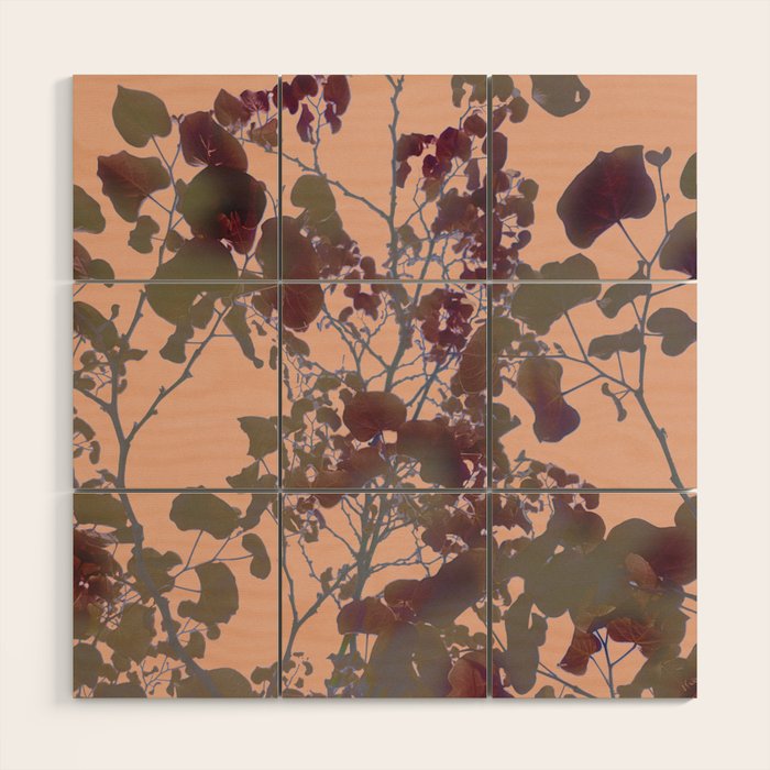 Whipped Peach Redbud Tree Wood Wall Art Gallery Image 1