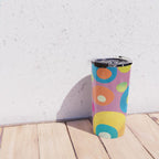 Mid-Century Abstract Balance 15 Travel Mug Gallery Image 4