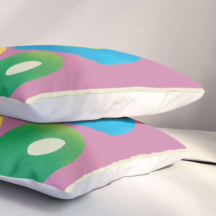 Mid-Century Abstract Balance 15 Pillow Sham Gallery Image 3