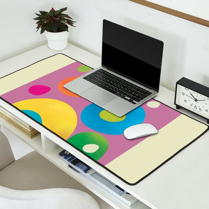 Mid-Century Abstract Balance 15 Desk Mat Gallery Image 2