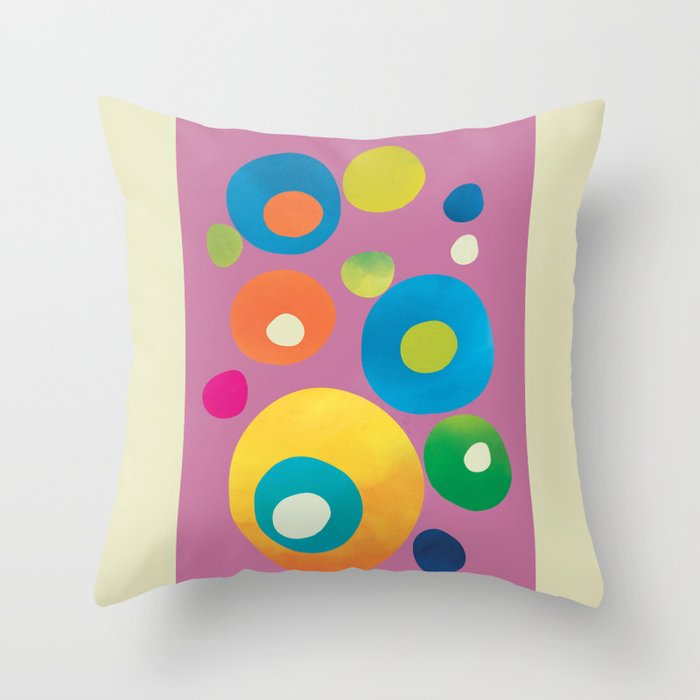 Mid-Century Abstract Balance 15 Throw Pillow Gallery Image 6