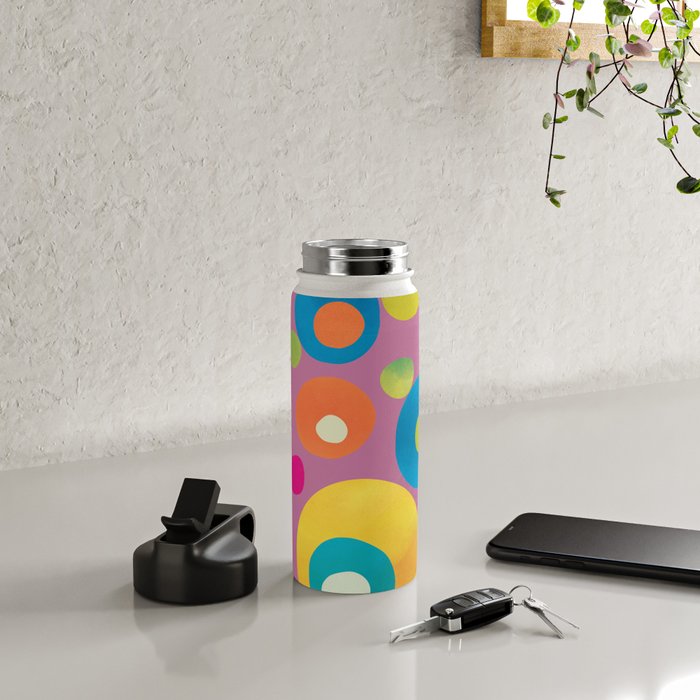 Mid-Century Abstract Balance 15 Water Bottle Gallery Image 4