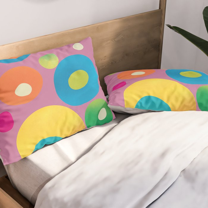 Mid-Century Abstract Balance 15 Pillow Sham Gallery Image 2