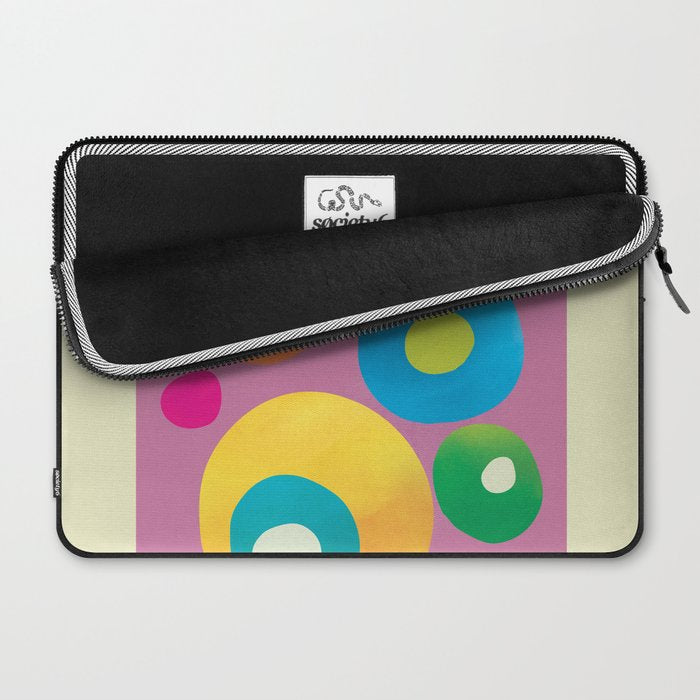 Mid-Century Abstract Balance 15 Laptop Sleeve Gallery Image 2