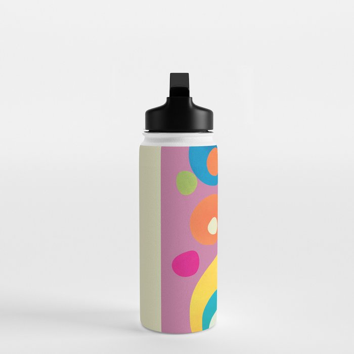 Mid-Century Abstract Balance 15 Water Bottle Gallery Image 3