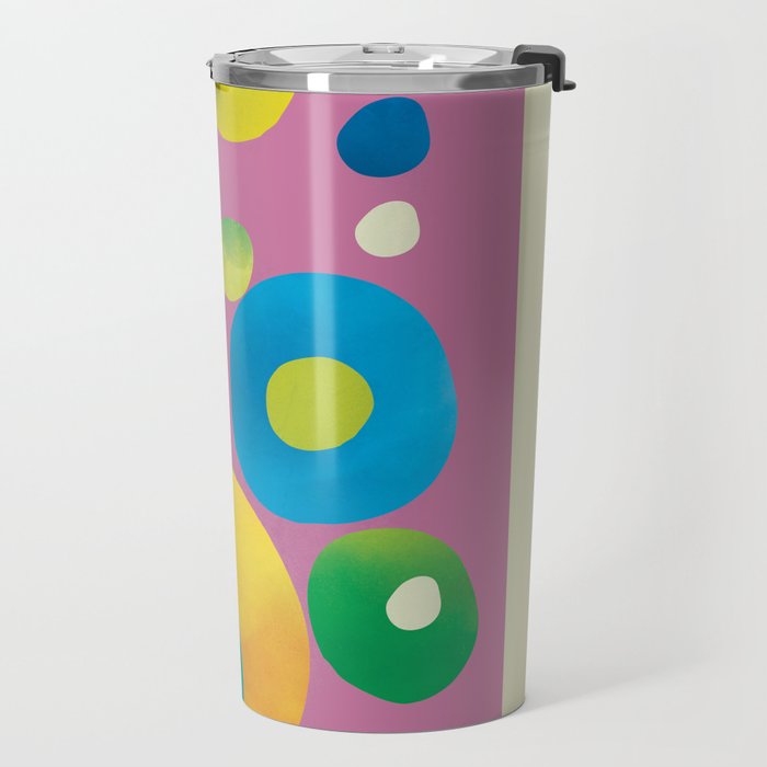 Mid-Century Abstract Balance 15 Travel Mug Gallery Image 2