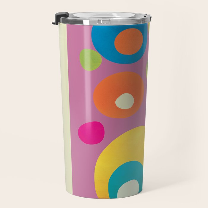 Mid-Century Abstract Balance 15 Travel Mug Gallery Image 3