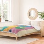 Mid-Century Abstract Balance 15 Duvet Cover Gallery Image 2