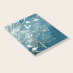 Vincent Van Gogh Almond Blossoms Teal Notebook Gallery Image 2