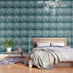 Vincent Van Gogh Almond Blossoms Teal Wallpaper Gallery Image 3