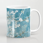 Vincent Van Gogh Almond Blossoms Teal Coffee Mug Gallery Image 1