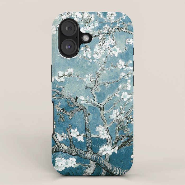 Vincent Van Gogh Almond Blossoms Teal iPhone Case Gallery Image 1