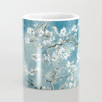 Vincent Van Gogh Almond Blossoms Teal Coffee Mug Gallery Image 4