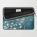 Vincent Van Gogh Almond Blossoms Teal Laptop Sleeve Gallery Image 2