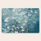 Vincent Van Gogh Almond Blossoms Teal Cutting Board Gallery Image 1