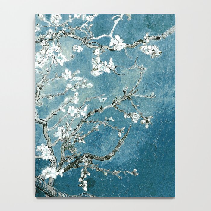 Vincent Van Gogh Almond Blossoms Teal Notebook Gallery Image 4