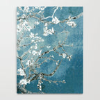 Vincent Van Gogh Almond Blossoms Teal Notebook Gallery Image 4