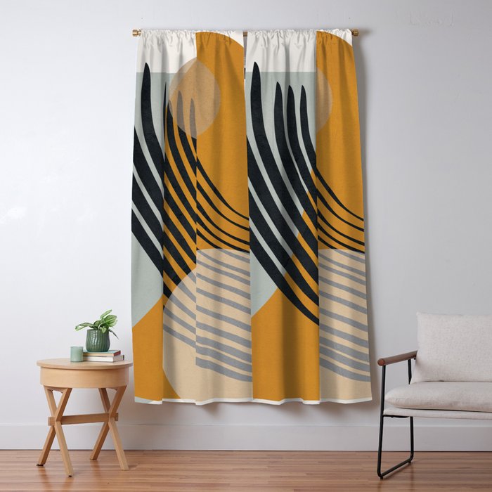Abstract Shapes 33 Window Curtain Gallery Image 5