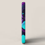 Neon Geometric Vaporwave iPhone Case Gallery Image 2
