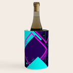 Neon Geometric Vaporwave Wine Chiller Gallery Image 2