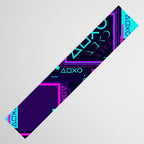 Neon Geometric Vaporwave Table Runner Gallery Image 3