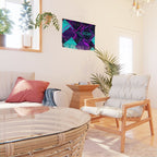Neon Geometric Vaporwave Wall Hanging Gallery Image 2