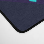 Neon Geometric Vaporwave Desk Mat Gallery Image 4