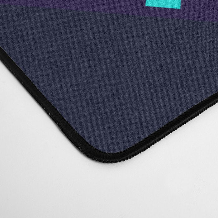 Neon Geometric Vaporwave Desk Mat Gallery Image 4