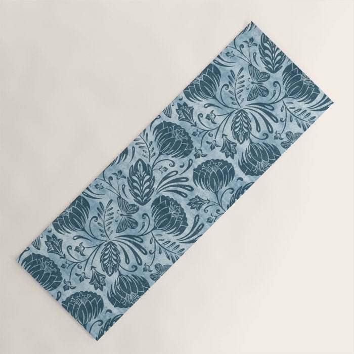 Arabella - Washed Indigo Yoga Mat Gallery Image 1