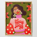 Holly Jolly Holiday Sweater Serving Tray Gallery Image 1